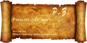Penczu Zámor névjegykártya